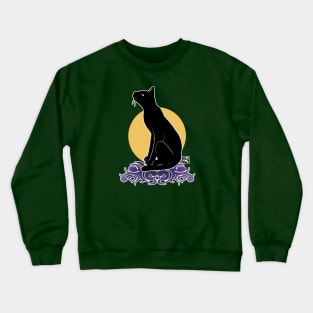 Meditating Cat Crewneck Sweatshirt